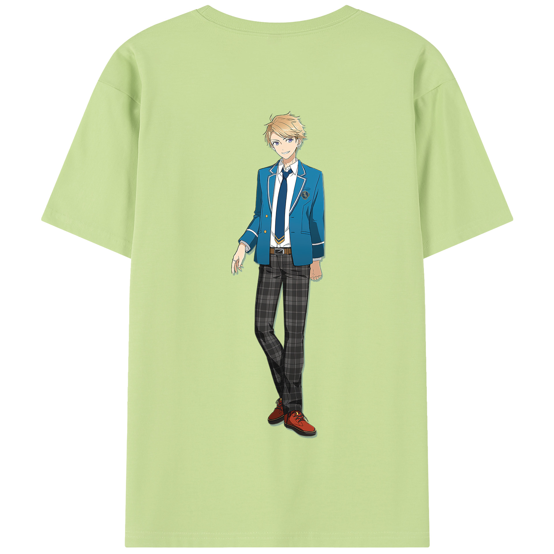 （画像用） あんさんぶるスターズ! Ensemble Stars 綿100％半袖Tシャツ（背面プリント）